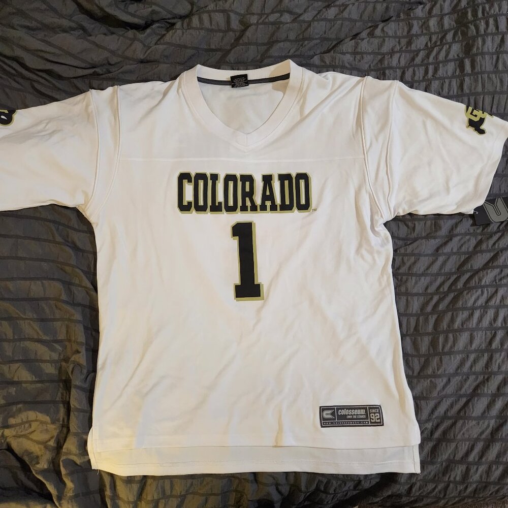 Colorado Buffaloes white jersey size xxl